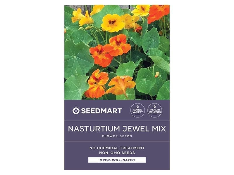 Nasturtium Jewel Mix Flower Seeds