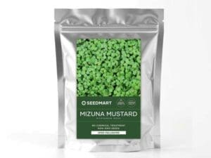 Mizuna Microgreens Packet | Front | Seedmart Australia