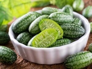 Cucamelons in a Bowl