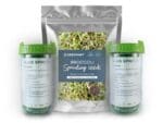 Broccoli Sprouting Kit with 1 kg Bag of Seeds & 2 x Glass Sprouting Jars